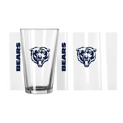 Chicago Bears 16oz. Team Wordmark Game Day Pint Glass