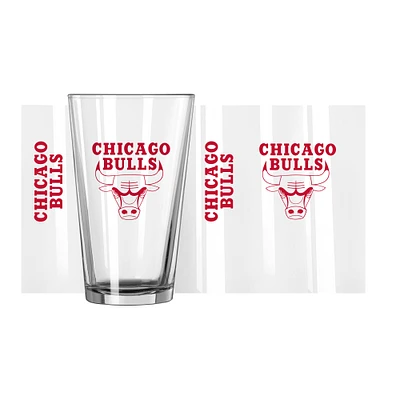 Chicago Bulls 16oz. Team Wordmark Game Day Pint Glass