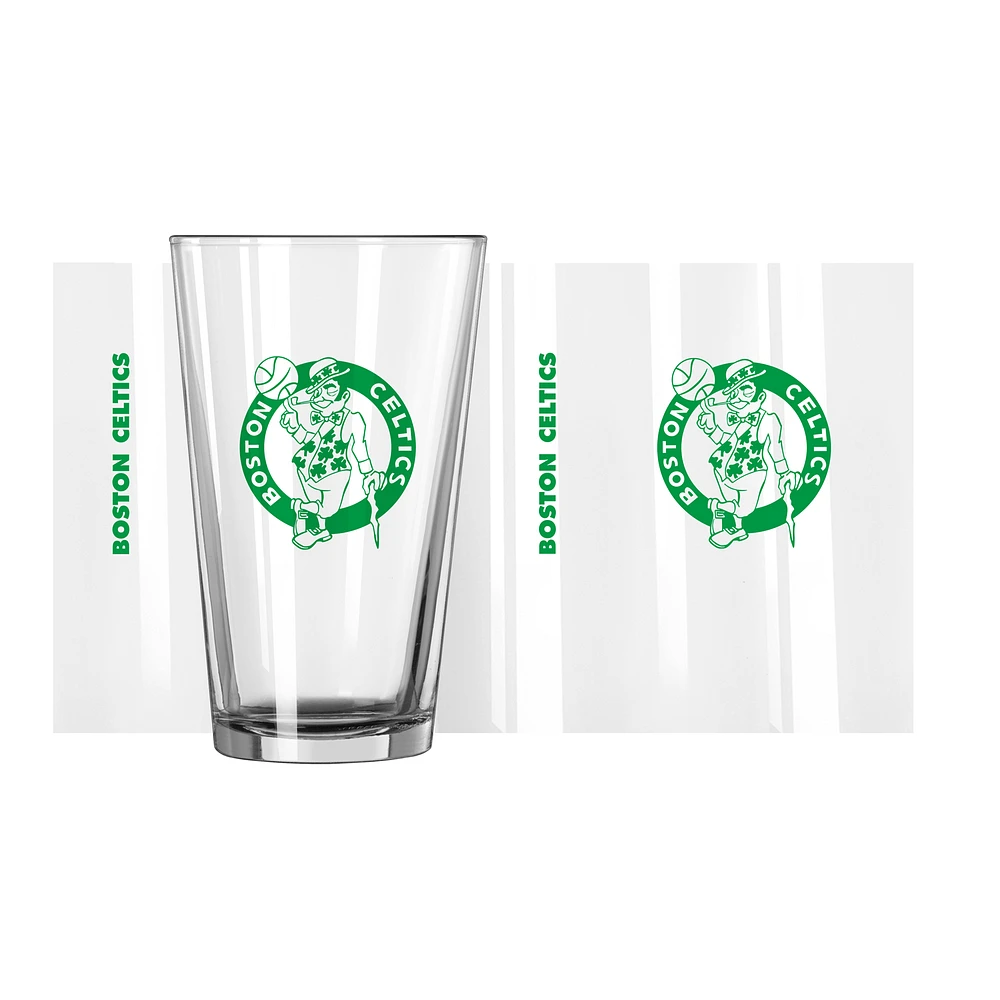 Boston Celtics 16oz. Team Wordmark Game Day Pint Glass