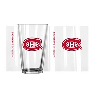 Montreal Canadiens 16oz. Team Wordmark Game Day Pint Glass