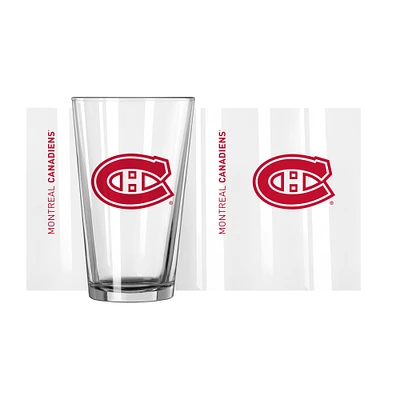 Montreal Canadiens 16oz. Team Wordmark Game Day Pint Glass