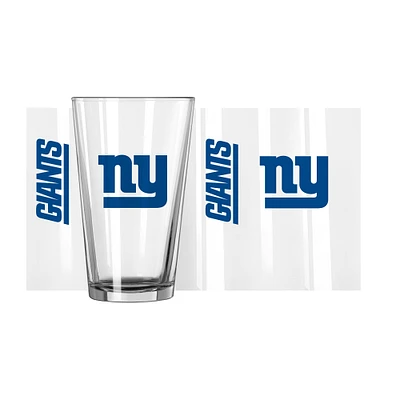 New York Giants 16oz. Team Wordmark Game Day Pint Glass