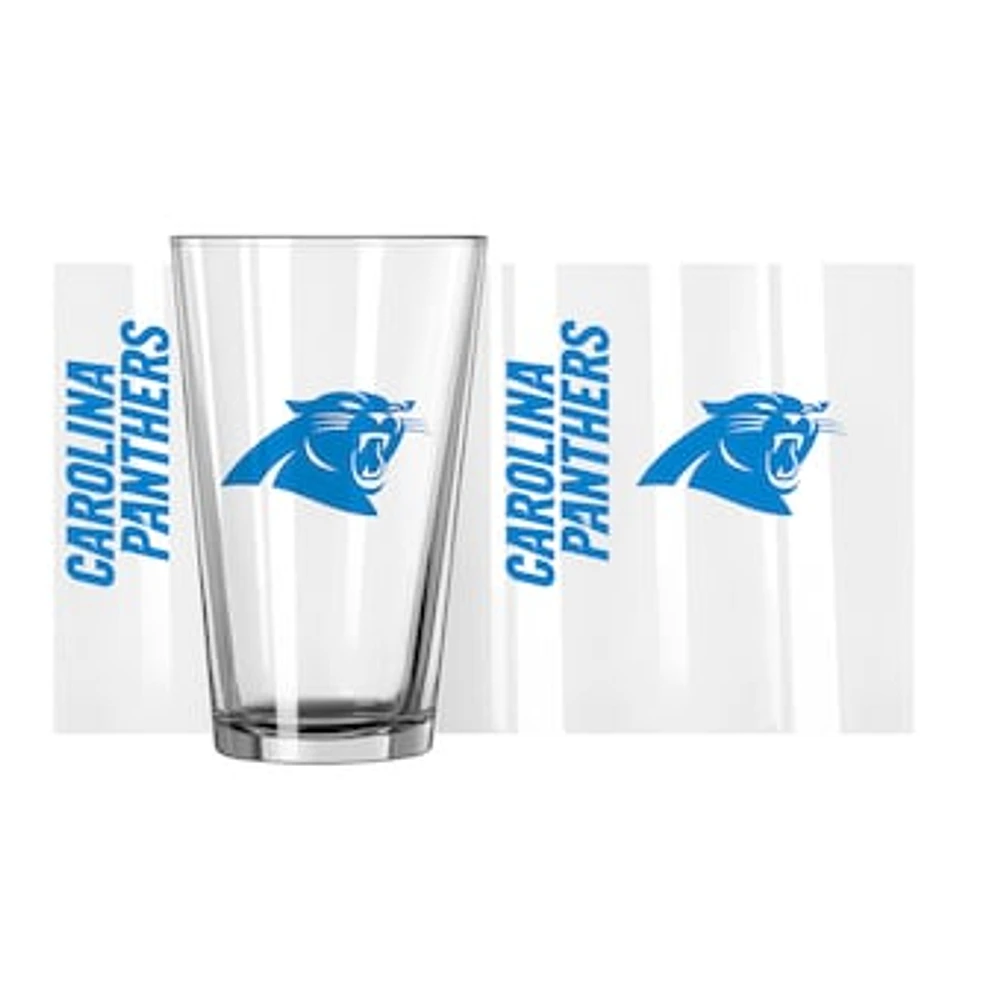 Carolina Panthers 16oz. Team Wordmark Game Day Pint Glass