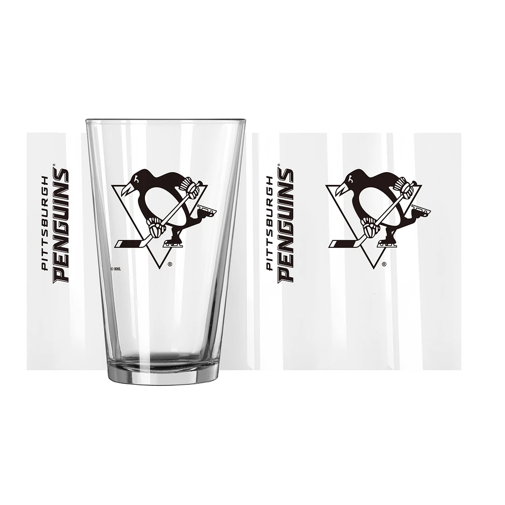 Pittsburgh Penguins 16oz. Team Wordmark Game Day Pint Glass