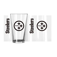 Pittsburgh Steelers 16oz. Team Wordmark Game Day Pint Glass