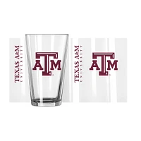 Texas A&M Aggies 16oz. Team Wordmark Game Day Pint Glass