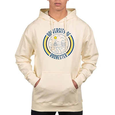 Men's Uscape Apparel Cream Rochester Yellow Jackets Standard Pullover Hoodie