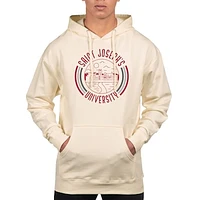 Men's Uscape Apparel Cream Saint Joseph's Hawks Standard Pullover Hoodie