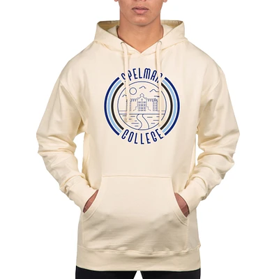 Men's Uscape Apparel Cream Spelman College Jaguars Standard Pullover Hoodie