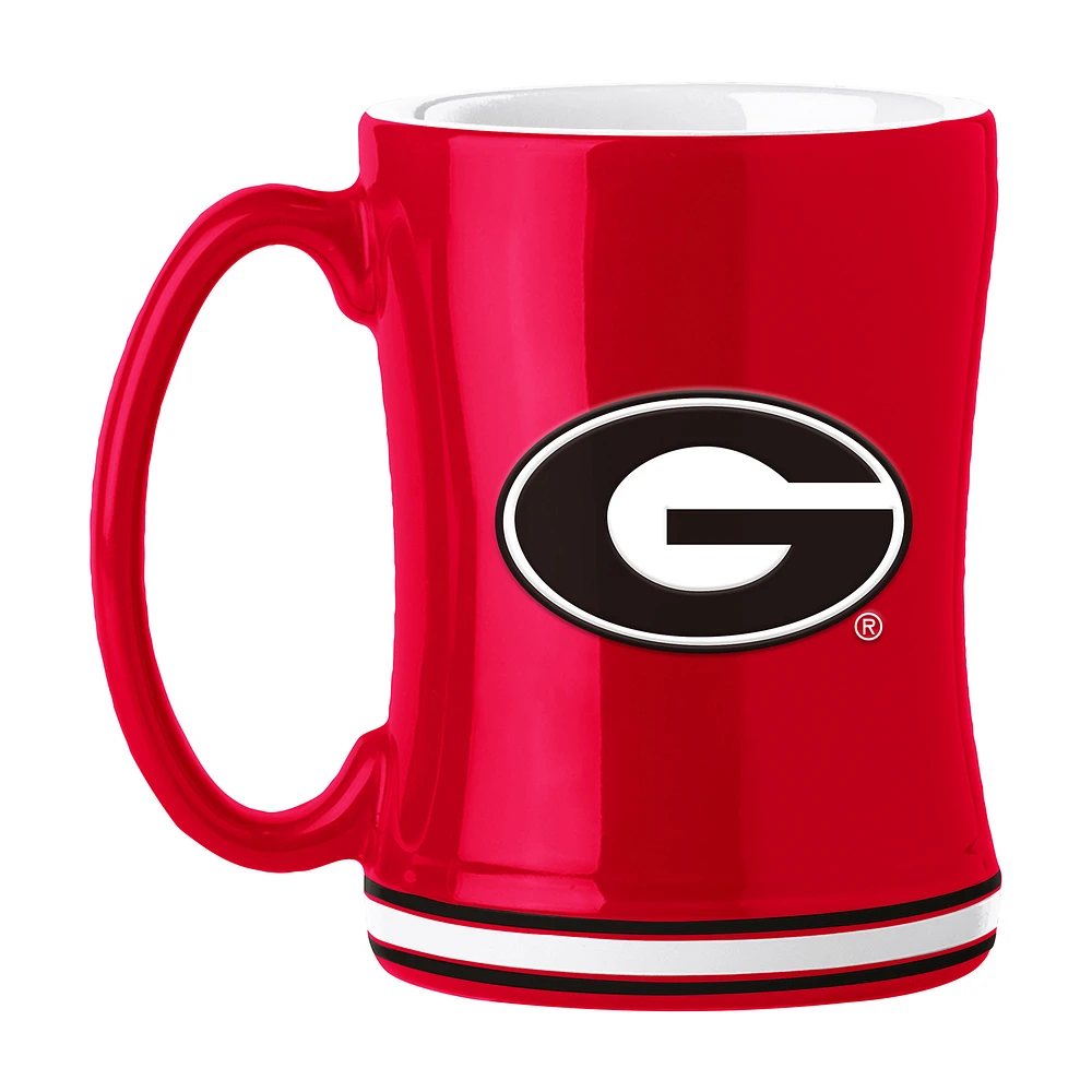 Georgia Bulldogs 14oz. Logo Relief Mug