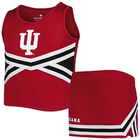 Girls Youth Colosseum Crimson Indiana Hoosiers Carousel Cheerleader Set