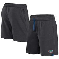 Men's Fanatics Heather Charcoal Florida Gators Primary Logo Shorts