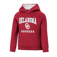 Toddler Colosseum Crimson Oklahoma Sooners Chimney Sweep Raglan Pullover Hoodie