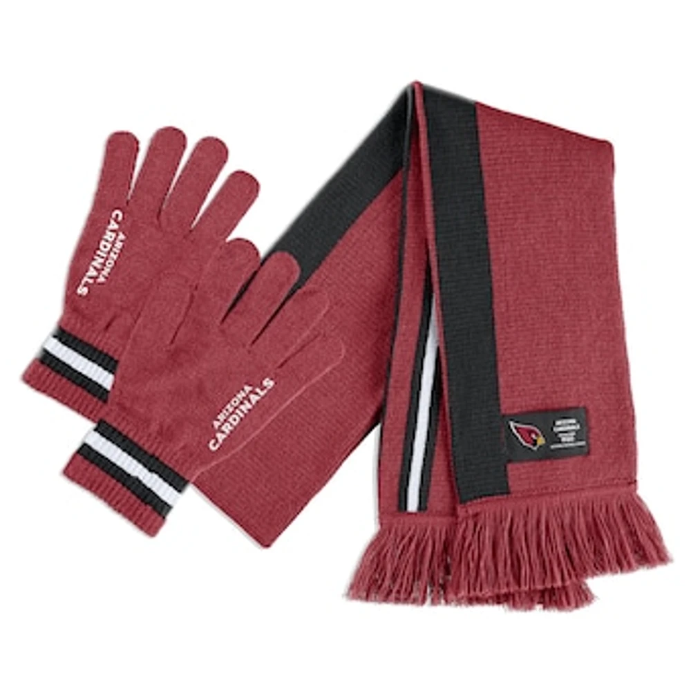 WEAR by Erin Andrews Arizona Cardinals Scarf and Glove Set