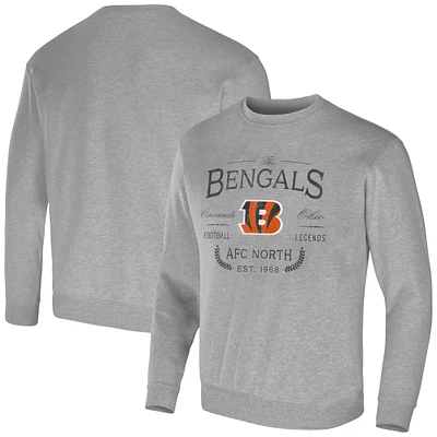 Men's NFL x Darius Rucker Collection by Fanatics Heather Gray Cincinnati Bengals Pullover Sweatshirt