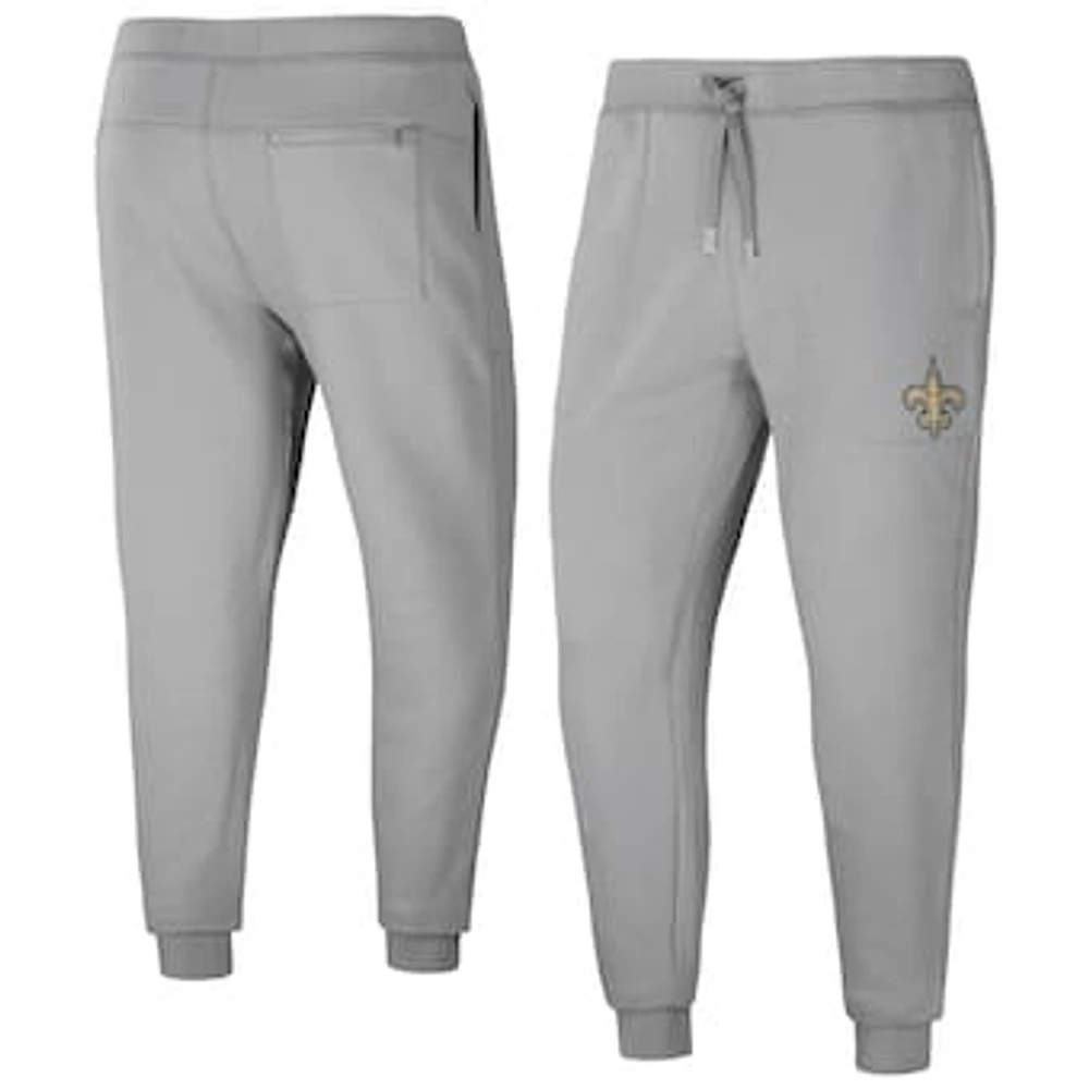 Men's NFL x Darius Rucker Collection by Fanatics Gray New Orleans Saints Fleece Jogger Pants