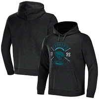 Men's NFL x Darius Rucker Collection by Fanatics Heather Charcoal Jacksonville Jaguars Radar Pullover Hoodie