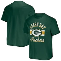 Men's NFL x Darius Rucker Collection by Fanatics Green Green Bay Packers Stripe T-Shirt