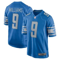 Men's Nike Jameson Williams Blue Detroit Lions Player Game Jersey