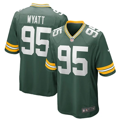 Men's Nike Devonte Wyatt Green Bay Packers Player Game Jersey