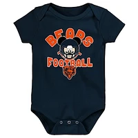 Newborn & Infant Navy Chicago Bears Disney Lil Champ Bodysuit