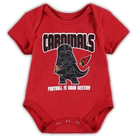 Newborn Cardinal Arizona Cardinals Star Wars Stay On Target Bodysuit