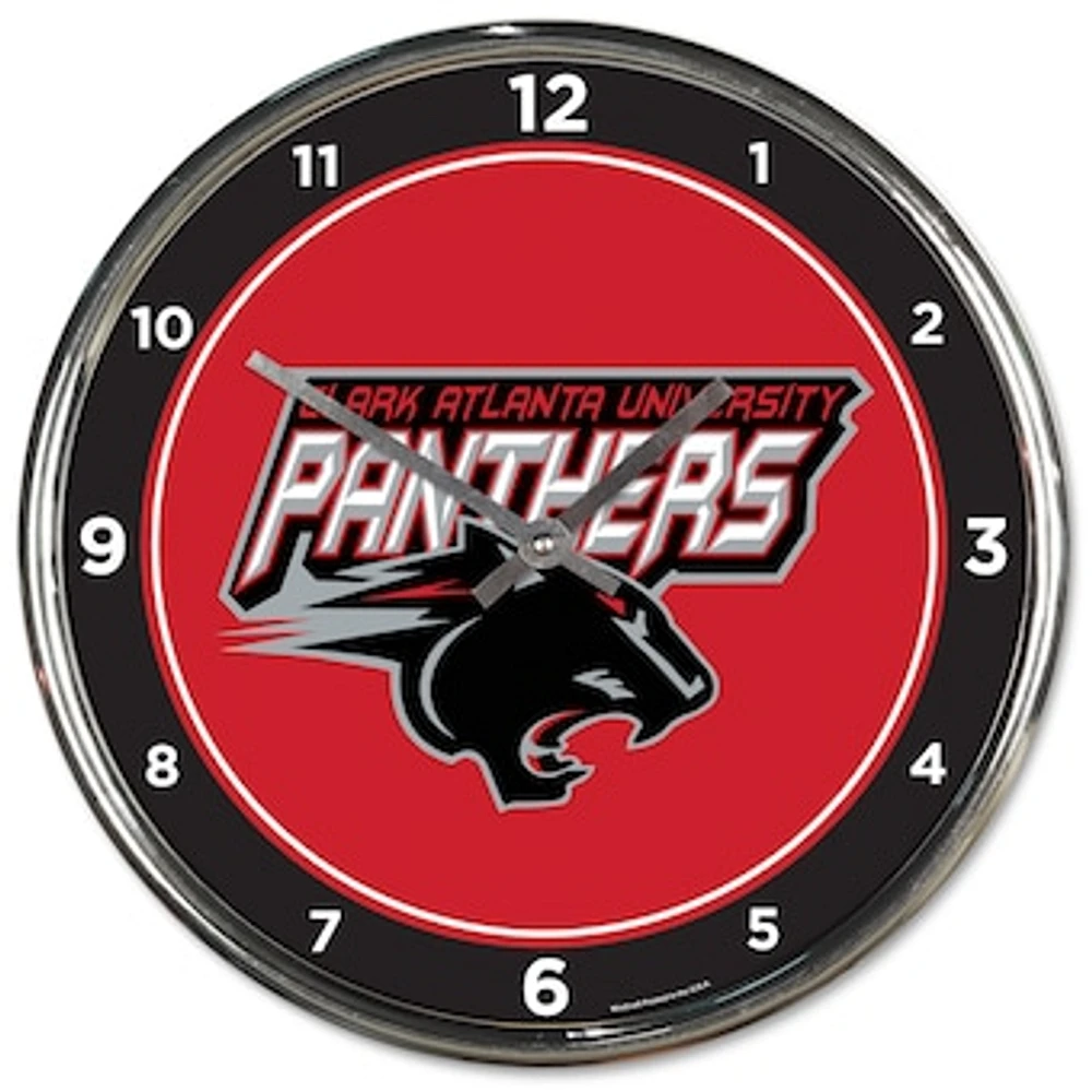 WinCraft Clark Atlanta University Panthers Team Chrome Wall Clock