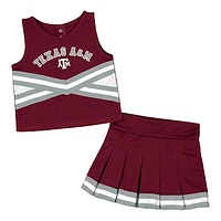 Girls Toddler Colosseum Maroon Texas A&M Aggies Carousel Cheerleader Set