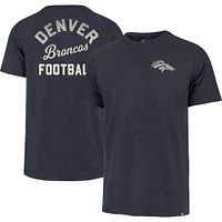 Men's '47 Navy Denver Broncos Turn Back Franklin T-Shirt