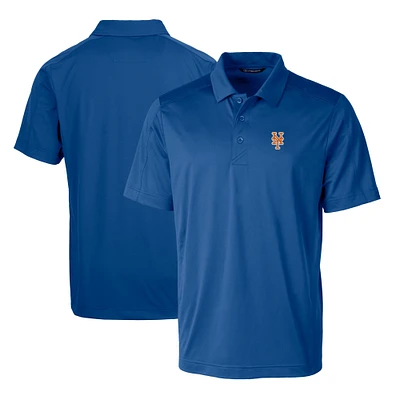 Men's Cutter & Buck Royal New York Mets Prospect Textured Stretch Big Tall Polo