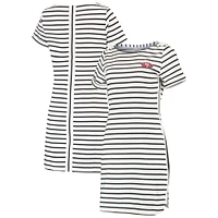 Women's Tommy Bahama White San Francisco 49ers Tri-Blend Jovanna Striped Dress