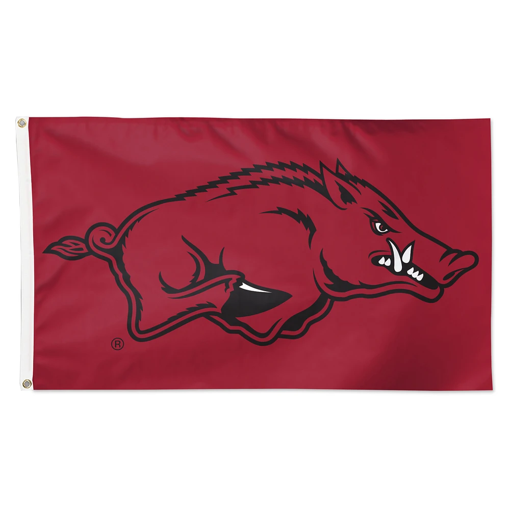 WinCraft Arkansas Razorbacks 3' x 5' Primary Logo Single-Sided Flag