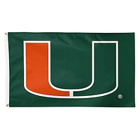 WinCraft Miami Hurricanes 3' x 5' Primary Logo Single-Sided Flag