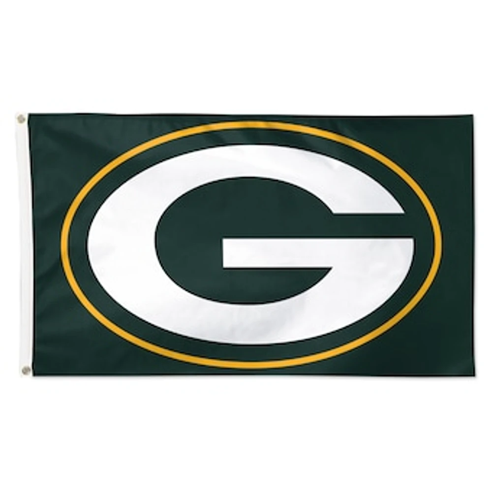 WinCraft Green Bay Packers 3' x 5' Primary Logo Single-Sided Flag