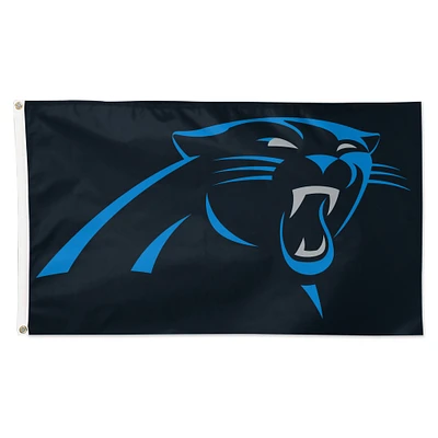 WinCraft Carolina Panthers 3' x 5' Primary Logo Single-Sided