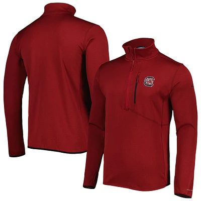 Men's Columbia Garnet South Carolina Gamecocks Park View Omni-Wick Half-Zip Top