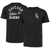 Men's '47  Black Chicago White Sox Turn Back Franklin T-Shirt