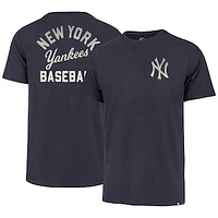 Men's '47  Navy New York Yankees Turn Back Franklin T-Shirt