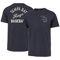 Men's '47  Navy Tampa Bay Rays Turn Back Franklin T-Shirt