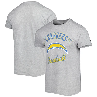 Men's Starter Heathered Gray Los Angeles Chargers Prime Time T-Shirt