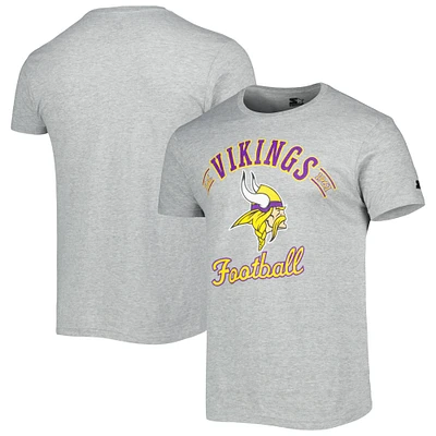 Men's Starter Heathered Gray Minnesota Vikings Prime Time T-Shirt