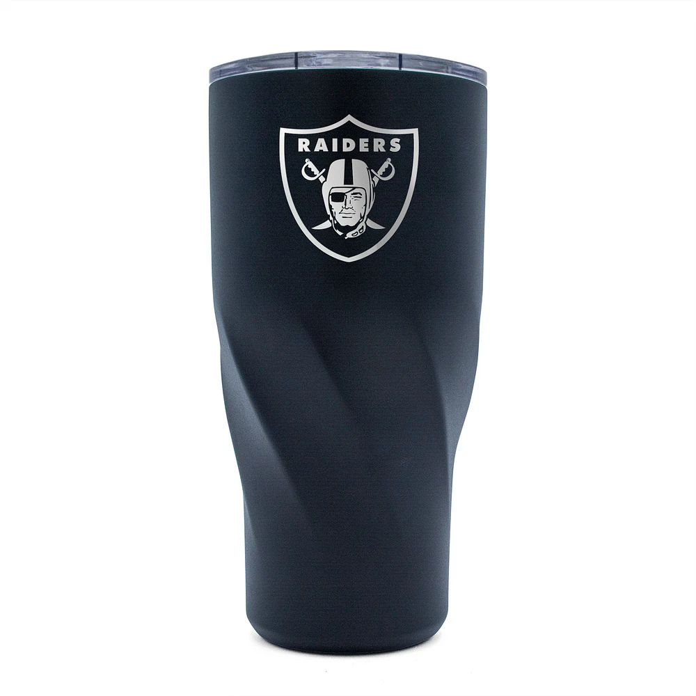 WinCraft Las Vegas Raiders 30oz. Morgan Stainless Steel Tumbler