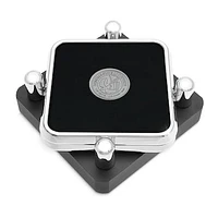Sonoma State Seawolves Silver 2-Piece Square Coaster Set