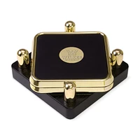 Wilkes Colonels Gold 2-Piece Square Coaster Set