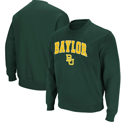 Men's Colosseum Baylor Bears Arch & Logo Pullover Sweatshirt