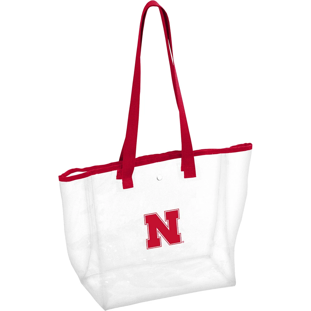 Nebraska Huskers Stadium Clear Tote Bag