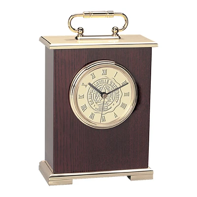 Gold Campbellsville Tigers Carriage Clock