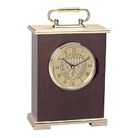 Gold Loras College Duhawks Carriage Clock