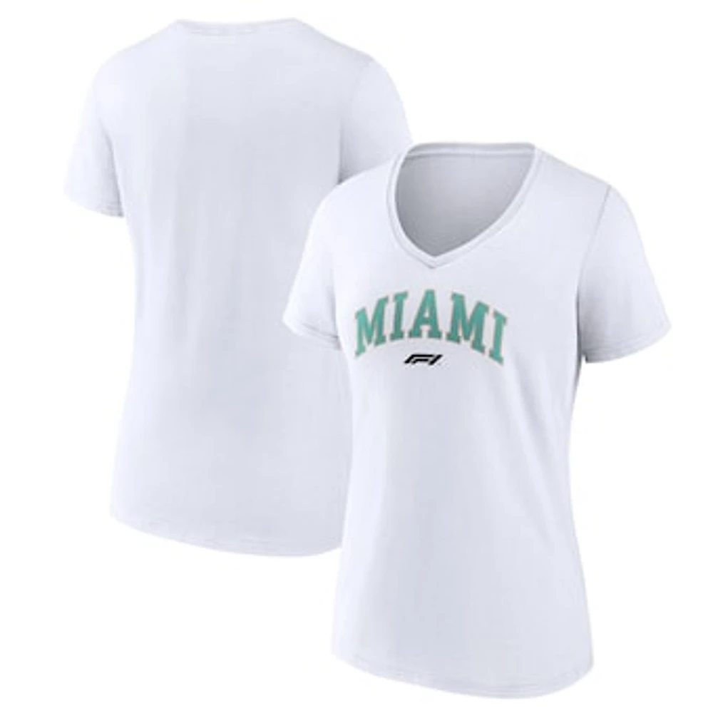 Women's Formula 1 Miami Grand Prix V-Neck T-Shirt