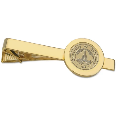 Gold UBalt Bees Logo Tie Bar